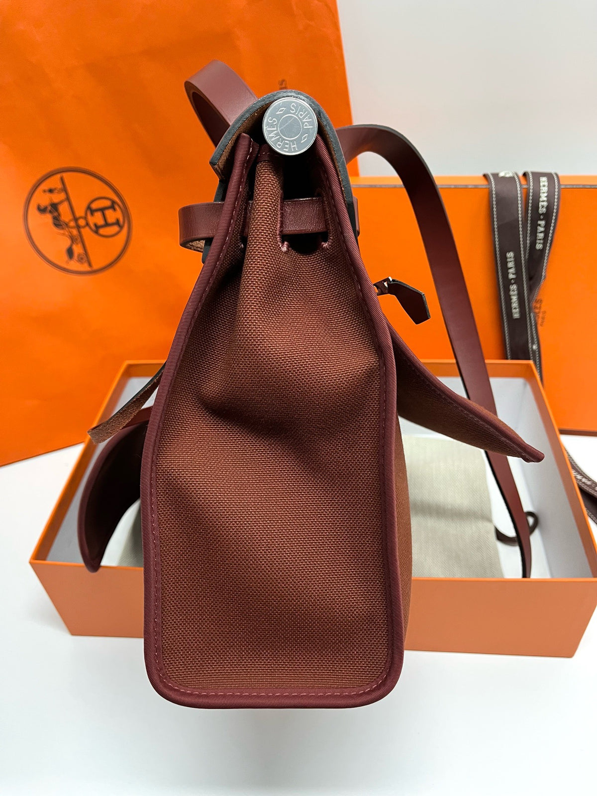 Hermes - Herbag 31 - Cloth - Brown - (medium)