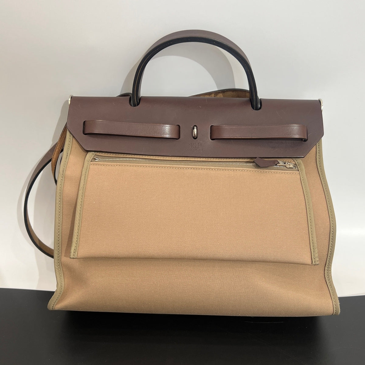 Hermes - Herbag 31 - Cloth - Brown - (medium)