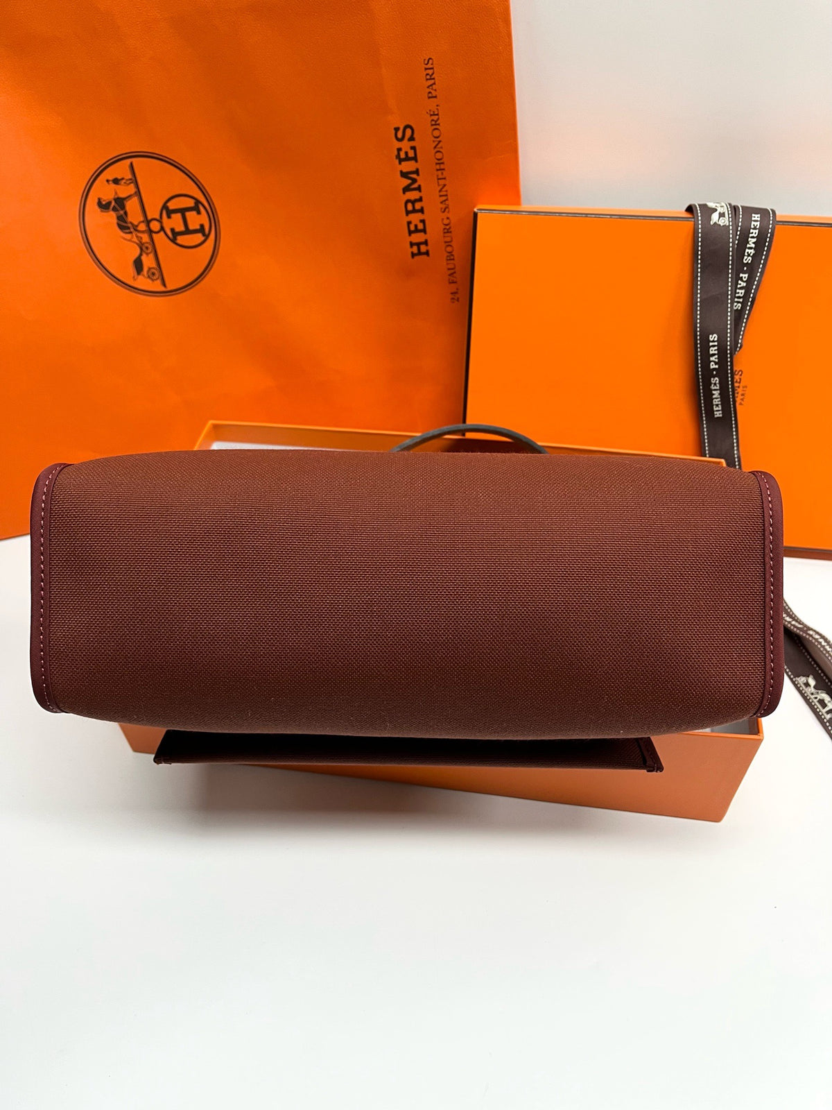 Hermes - Herbag 31 - Cloth - Brown - (medium)