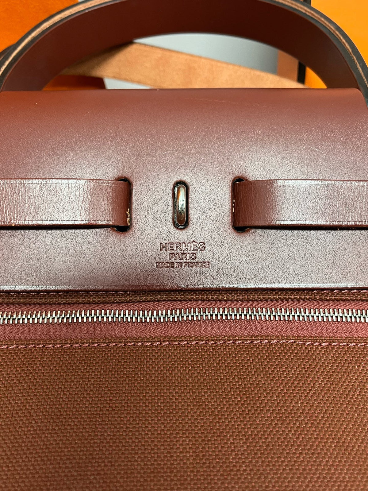 Hermes - Herbag 31 - Cloth - Brown - (medium)