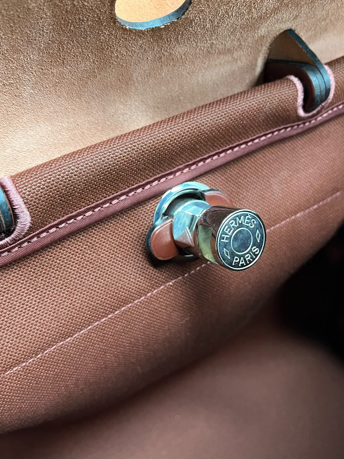 Hermes - Herbag 31 - Cloth - Brown - (medium)