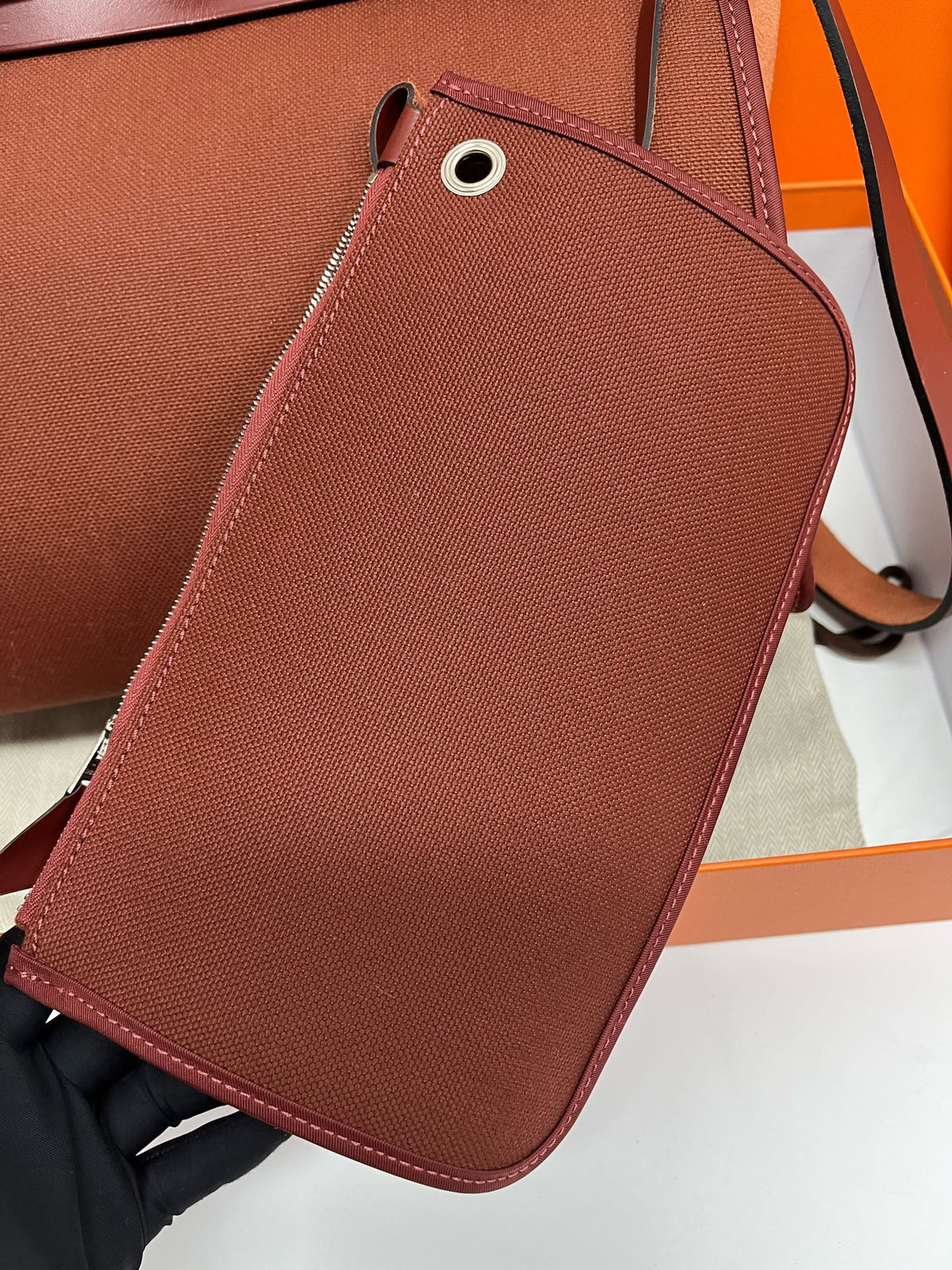 Hermes - Herbag 31 - Cloth - Brown - (medium)