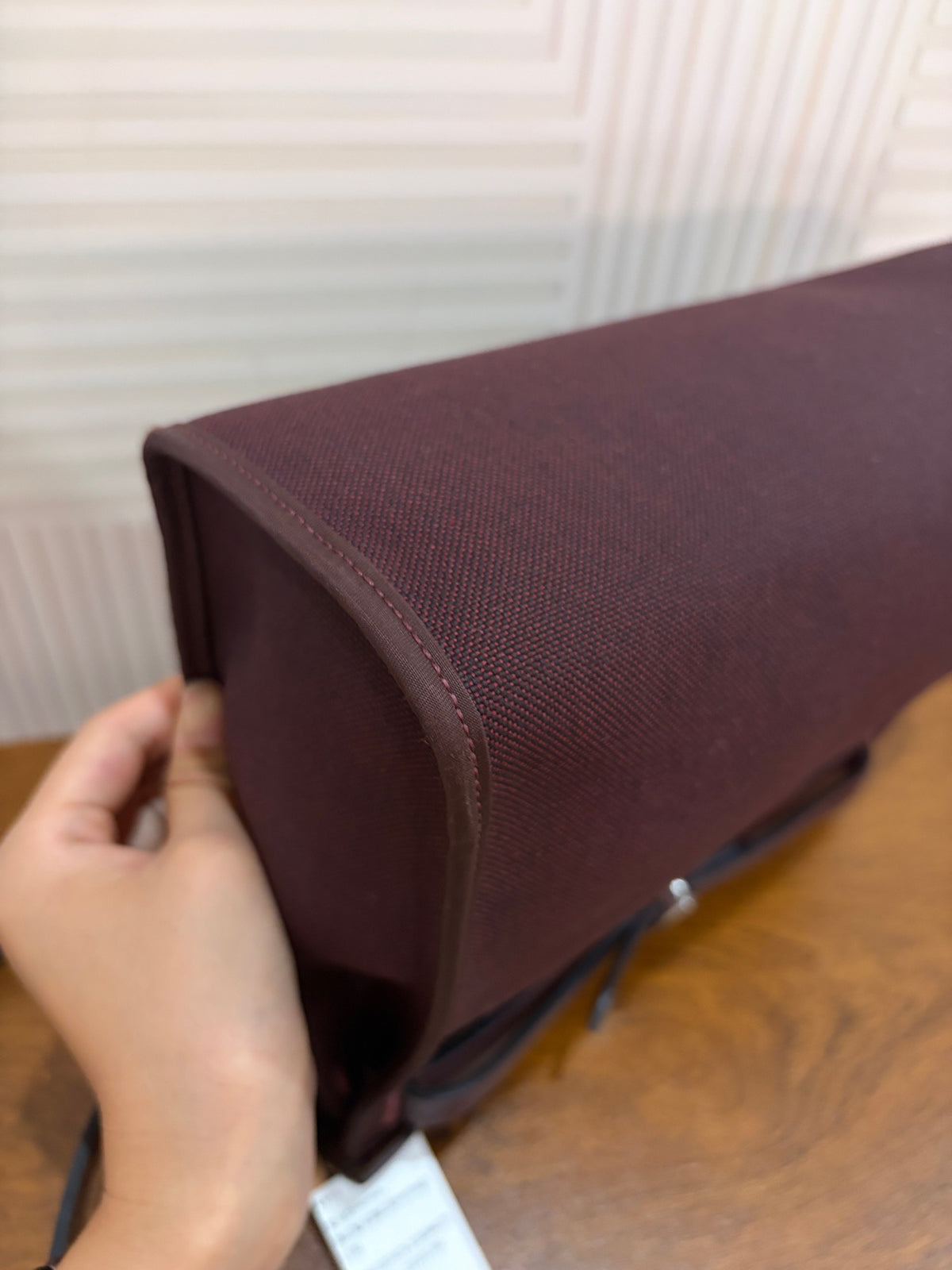 Hermes - Herbag 31 - Cloth - Burgundy - (medium)
