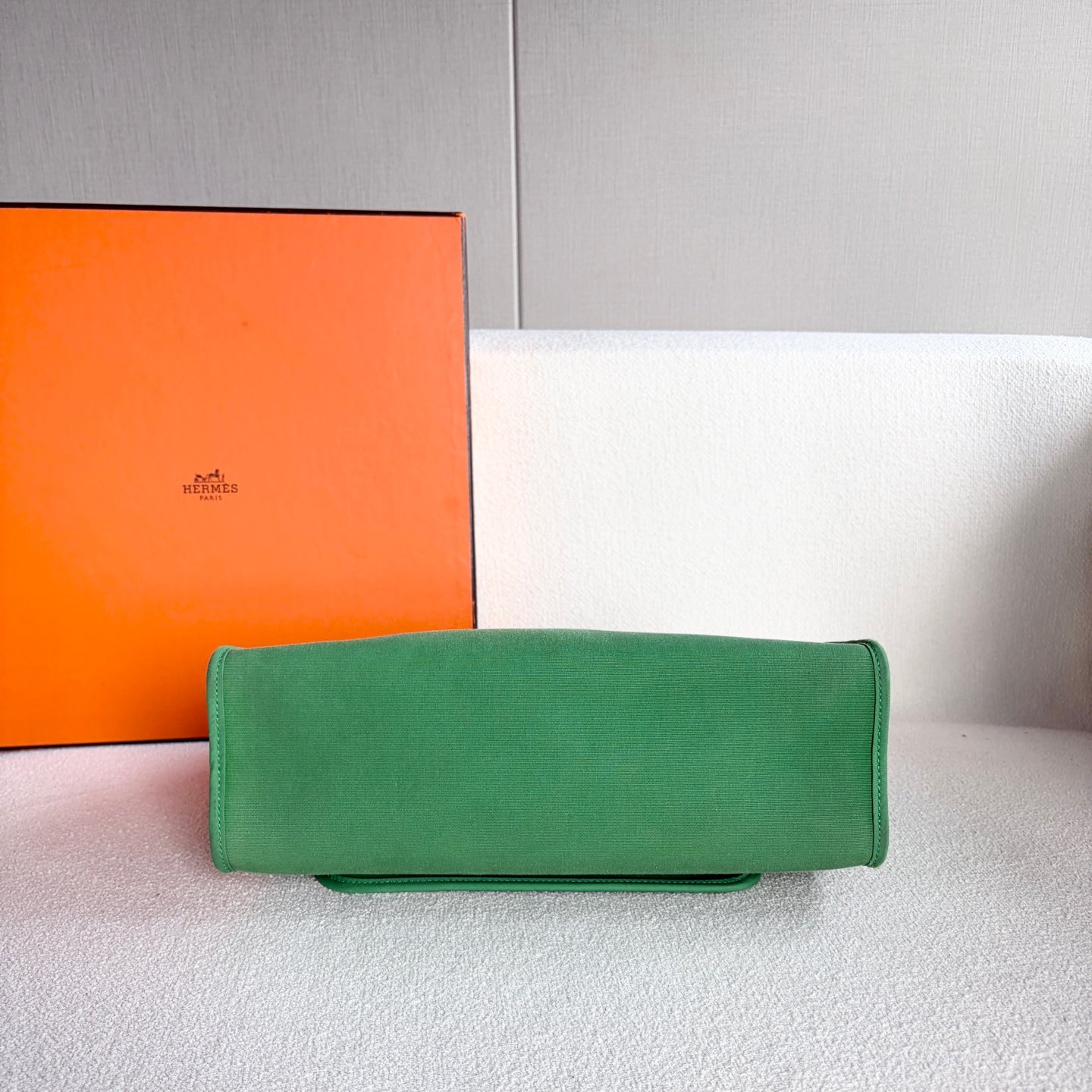 Hermes - Herbag 31 - Cloth - Green - (31)