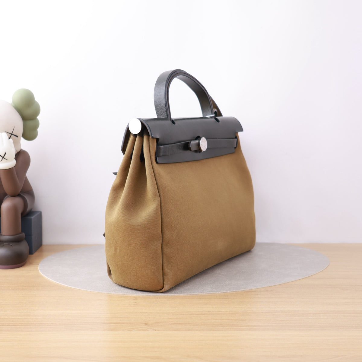 Hermes - Herbag 31 - Cloth - Green - (medium)