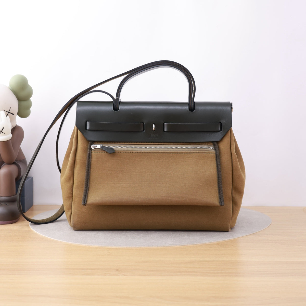 Hermes - Herbag 31 - Cloth - Green - (medium)