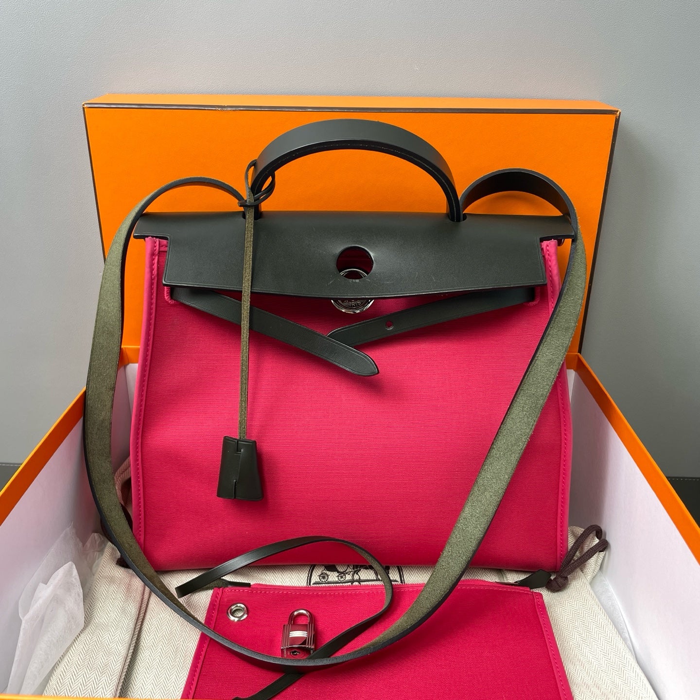 Hermès - Herbag 31 - Cloth - Multicolour - (medium)
