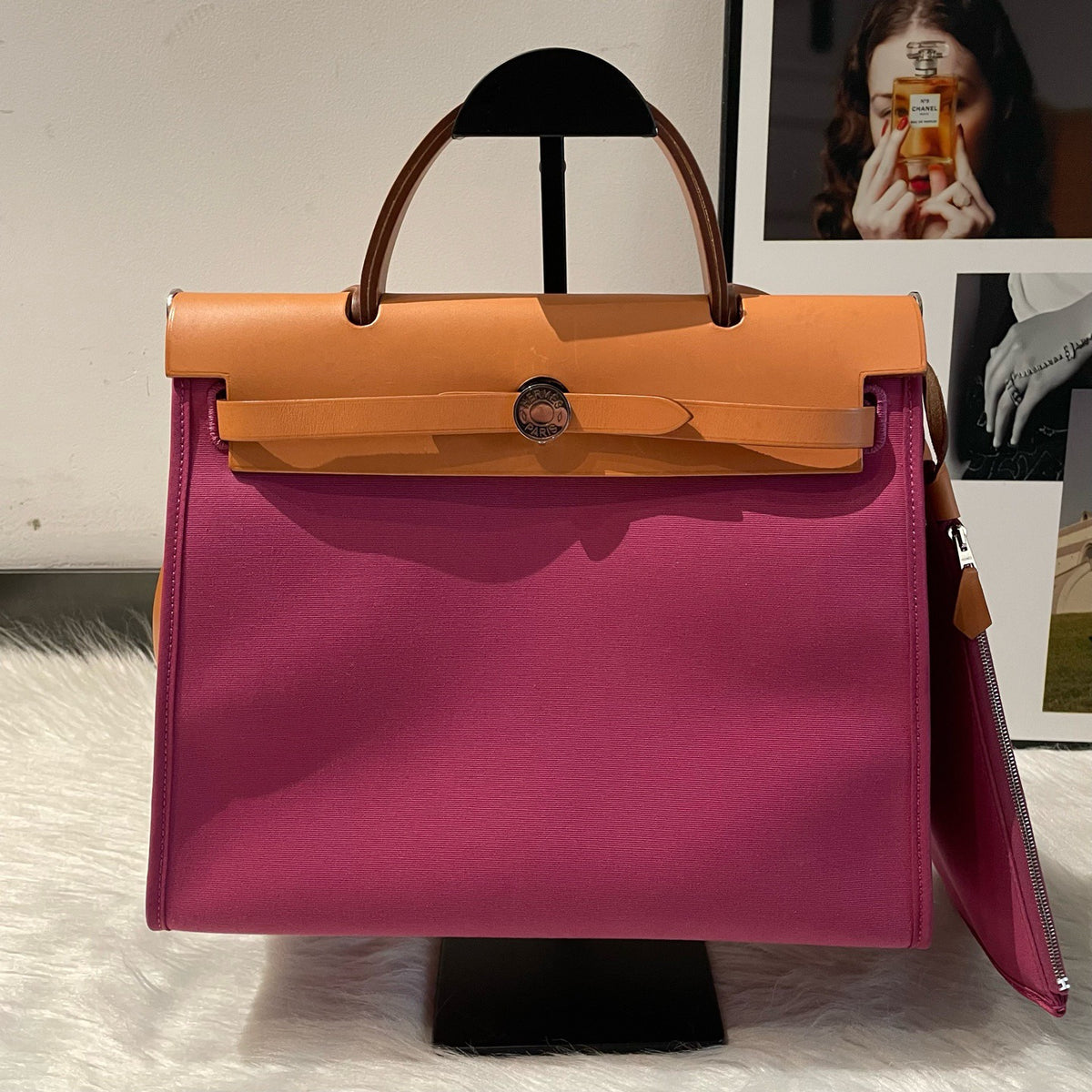 Hermes - Herbag 31 - Cloth - Multicolour - (medium)