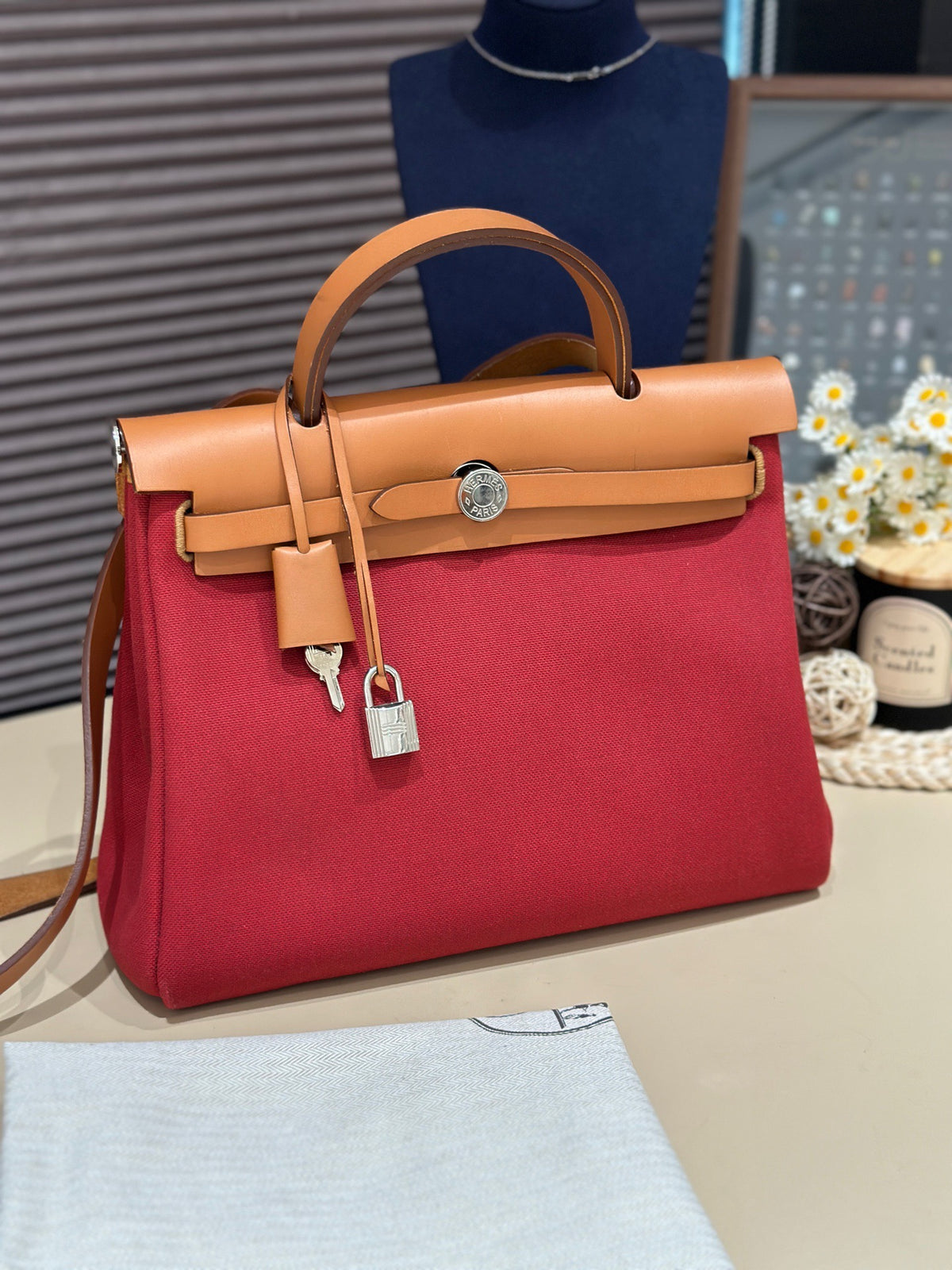 Hermes - Herbag 31 - Cloth - Multicolour - (medium)