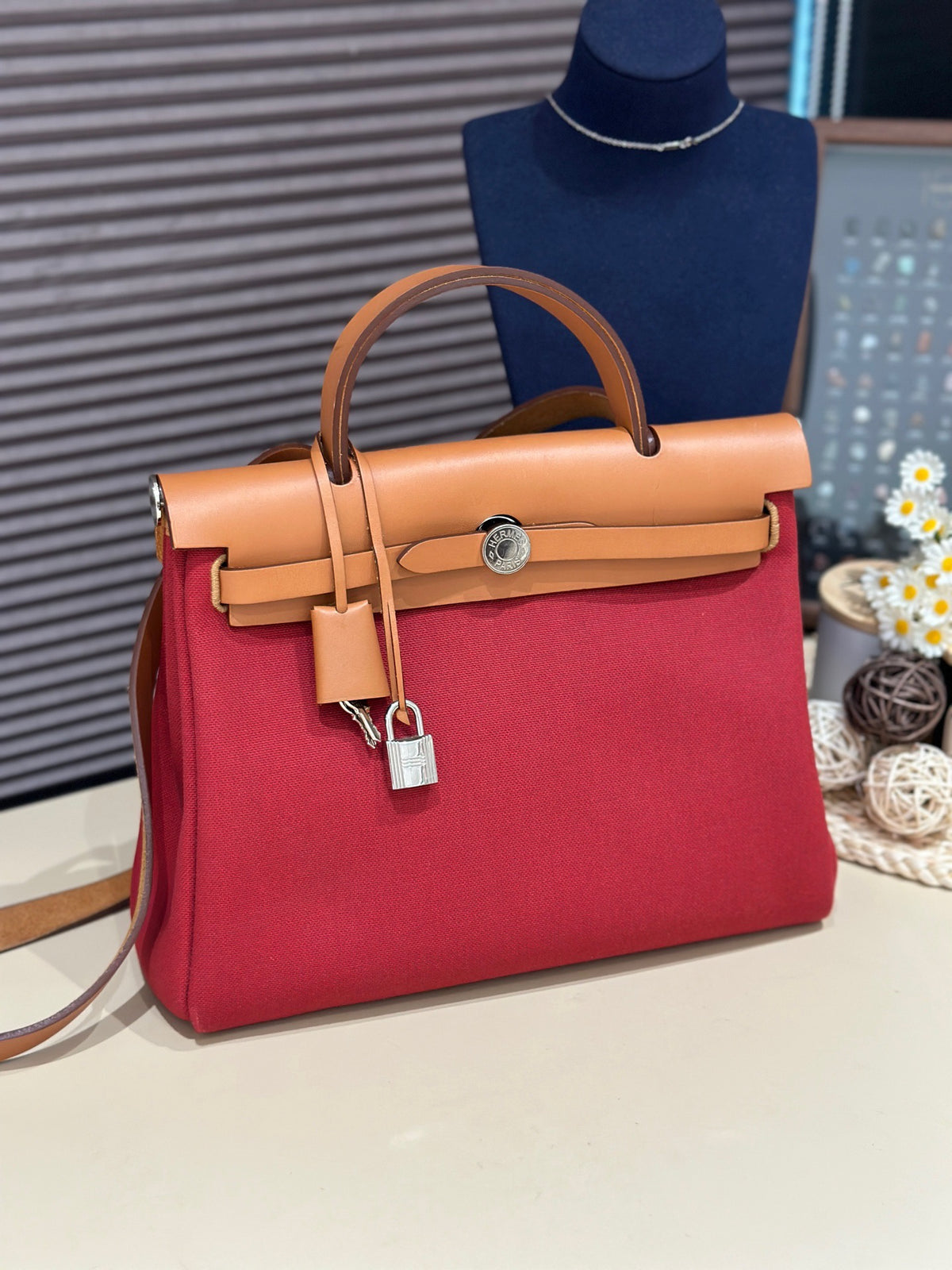 Hermes - Herbag 31 - Cloth - Multicolour - (medium)