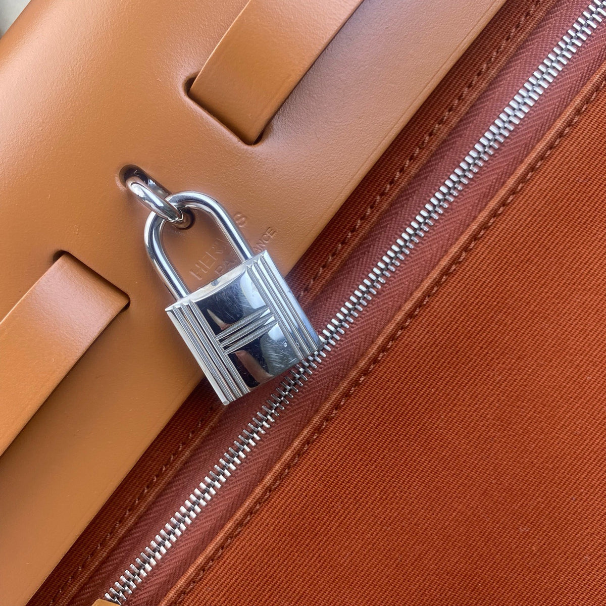 Hermes - Herbag 31 - Cloth - Orange - (medium)