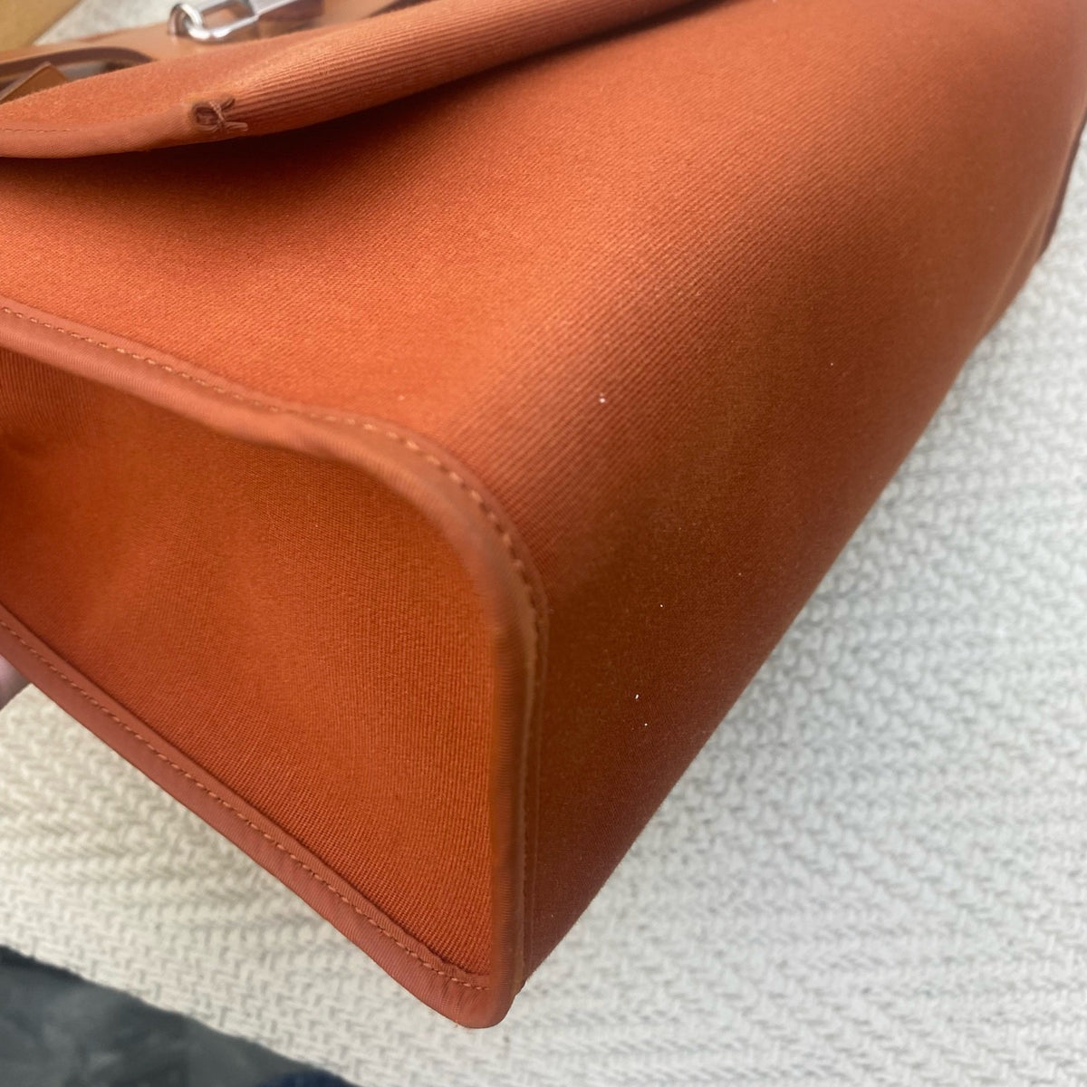 Hermes - Herbag 31 - Cloth - Orange - (medium)