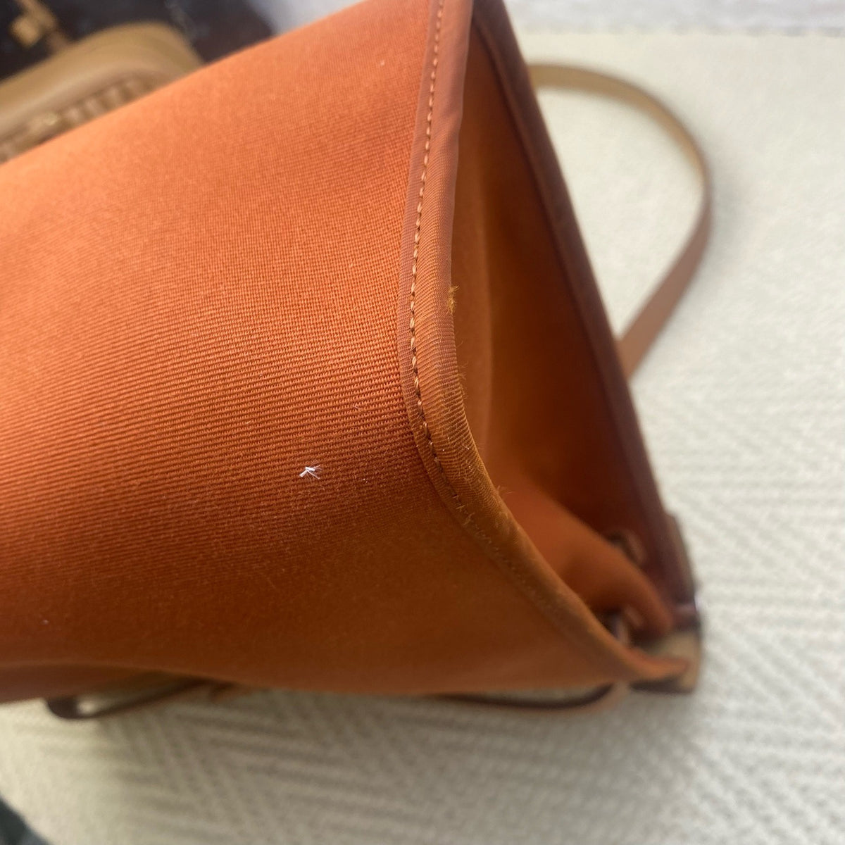 Hermes - Herbag 31 - Cloth - Orange - (medium)