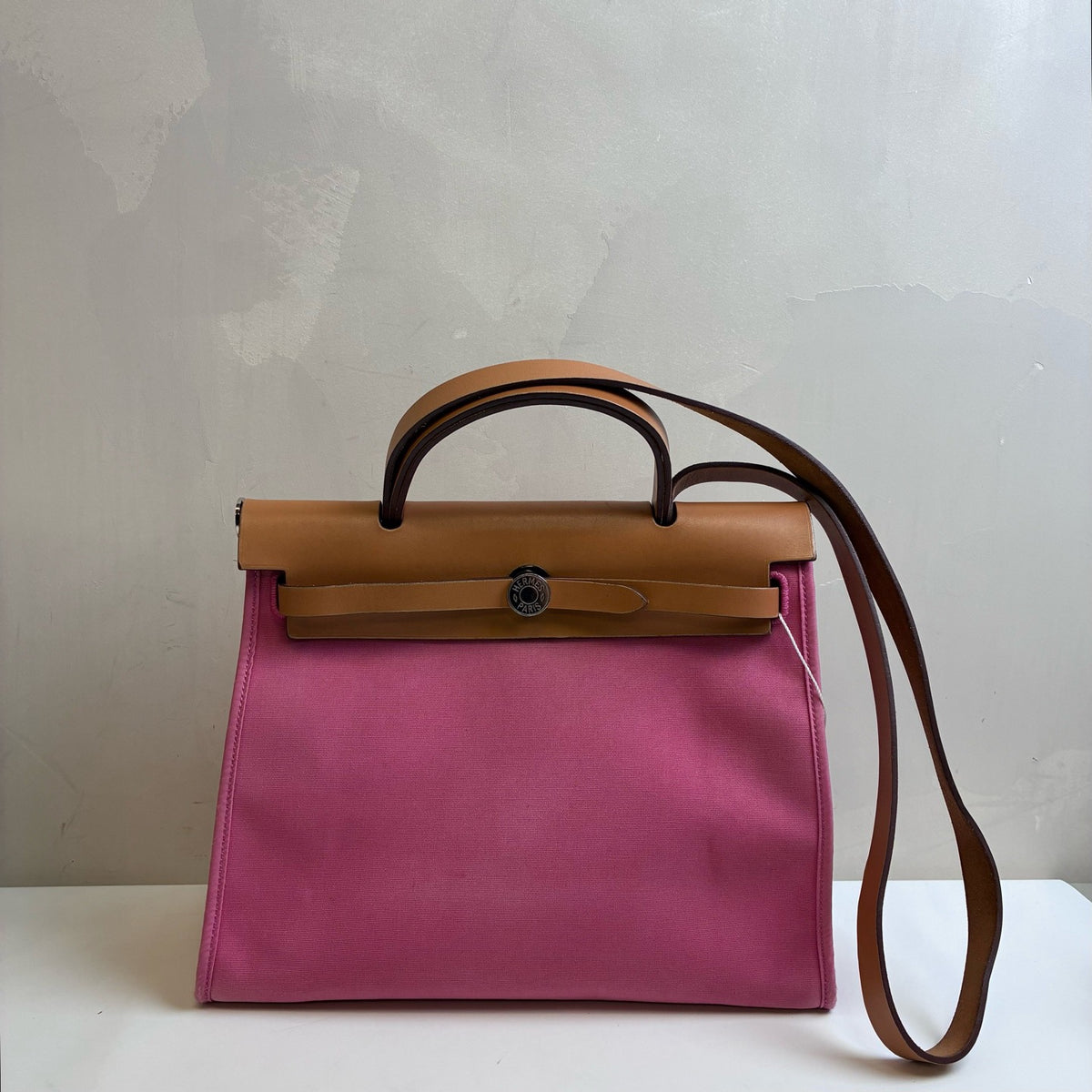 Hermes - Herbag 31 - Cloth - Pink - (medium)