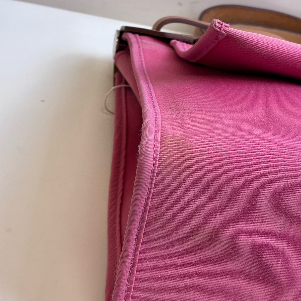 Hermes - Herbag 31 - Cloth - Pink - (medium)