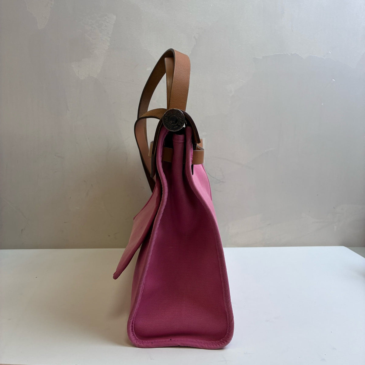 Hermes - Herbag 31 - Cloth - Pink - (medium)
