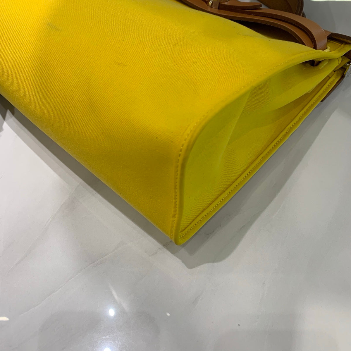 Hermes - Herbag 31 - Cloth - Yellow - (Medium)