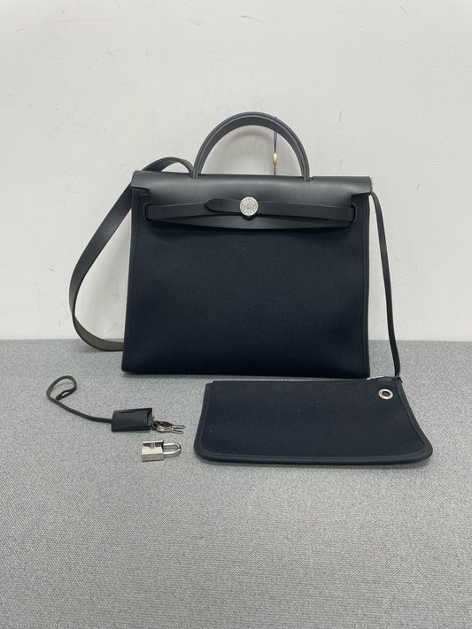 Hermes - Herbag 31 - Leather - Black - (medium)