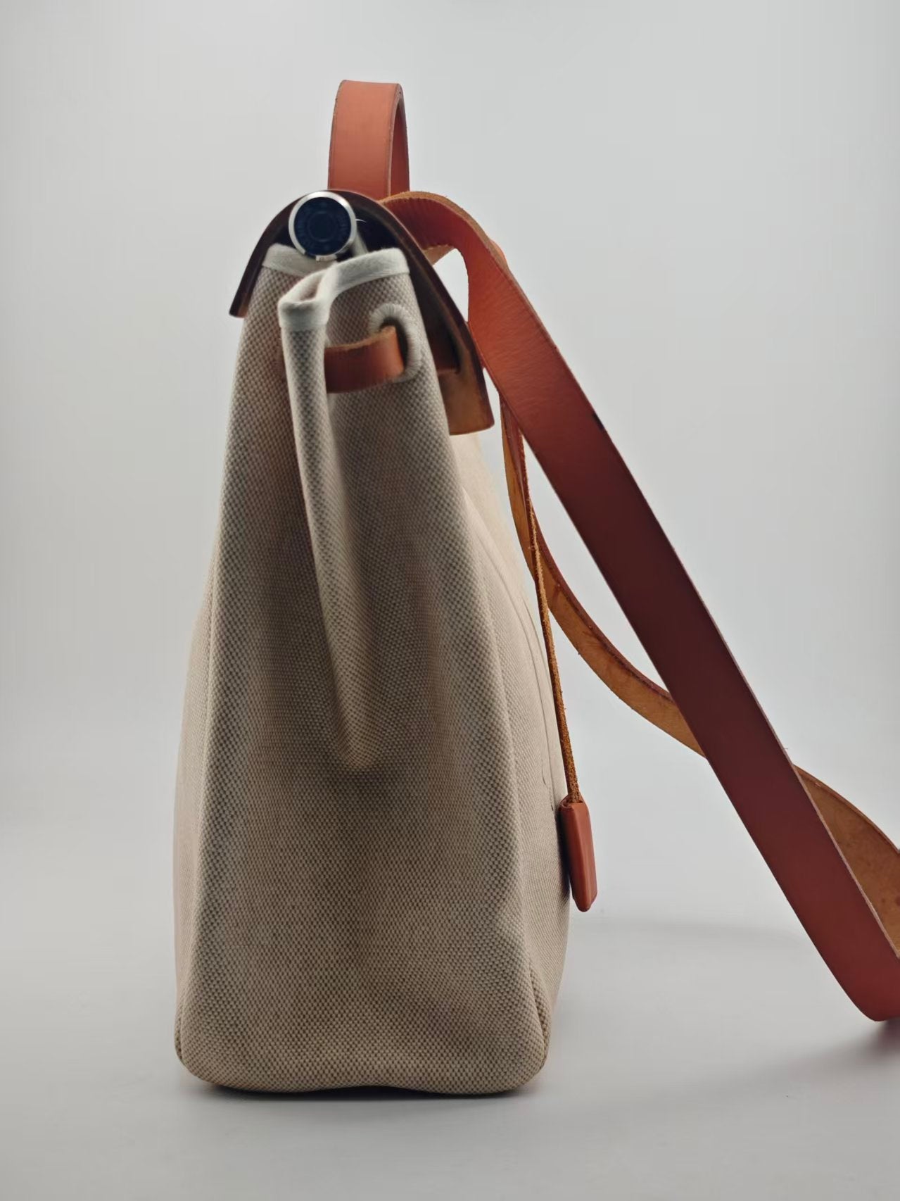 Hermes - Herbag - Cloth - Beige - (large)