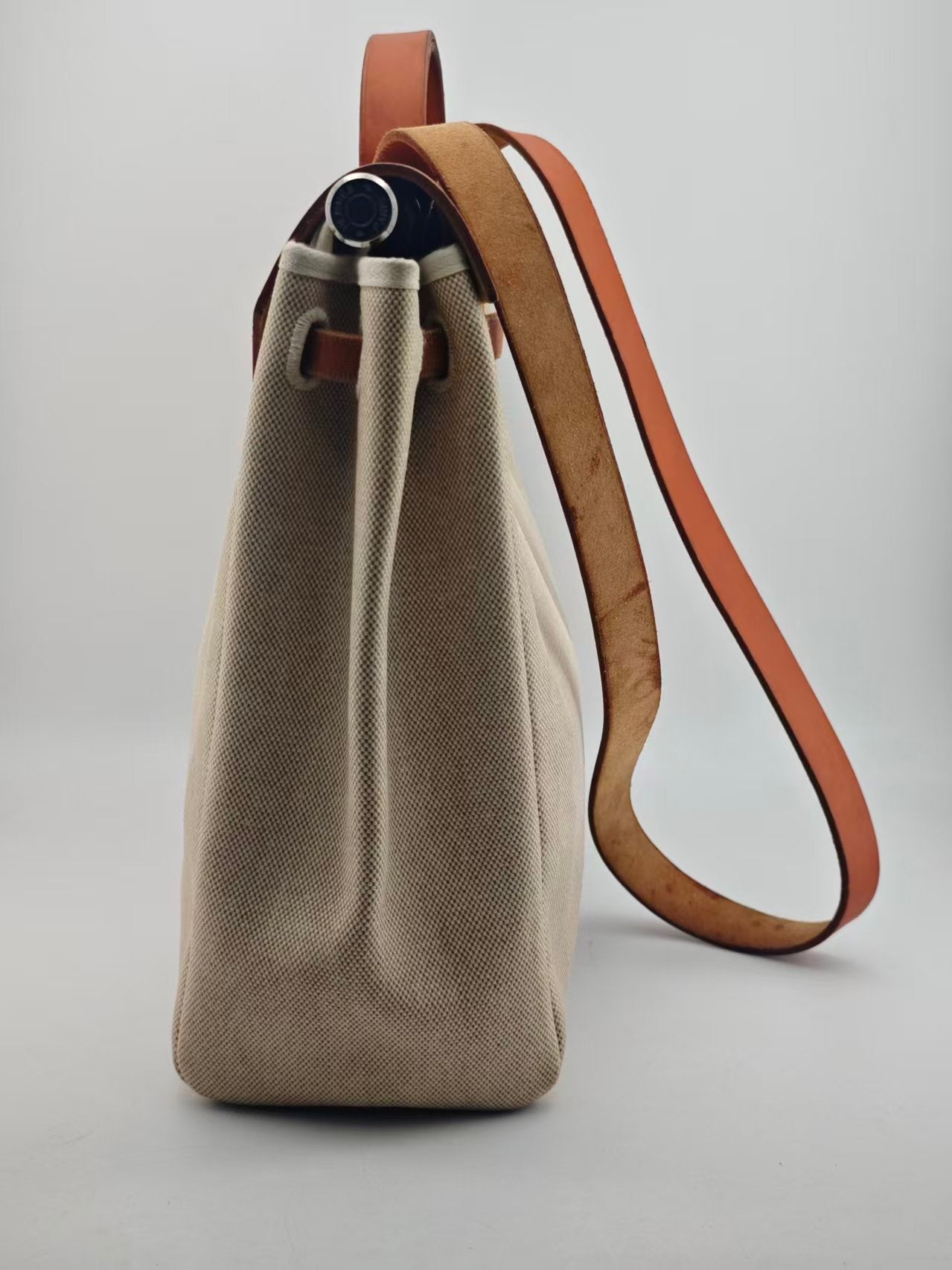 Hermes - Herbag - Cloth - Beige - (large)