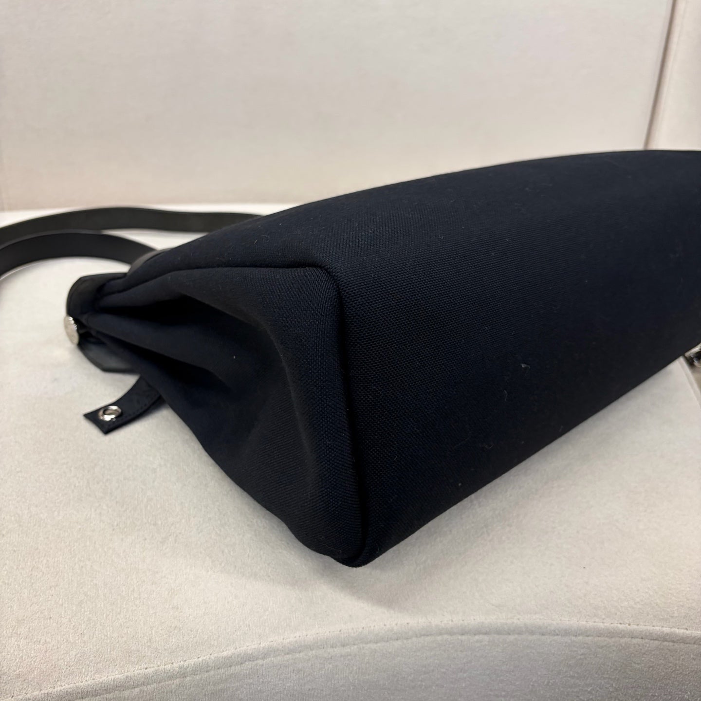 Hermes - Herbag - Cloth - Black - (large)