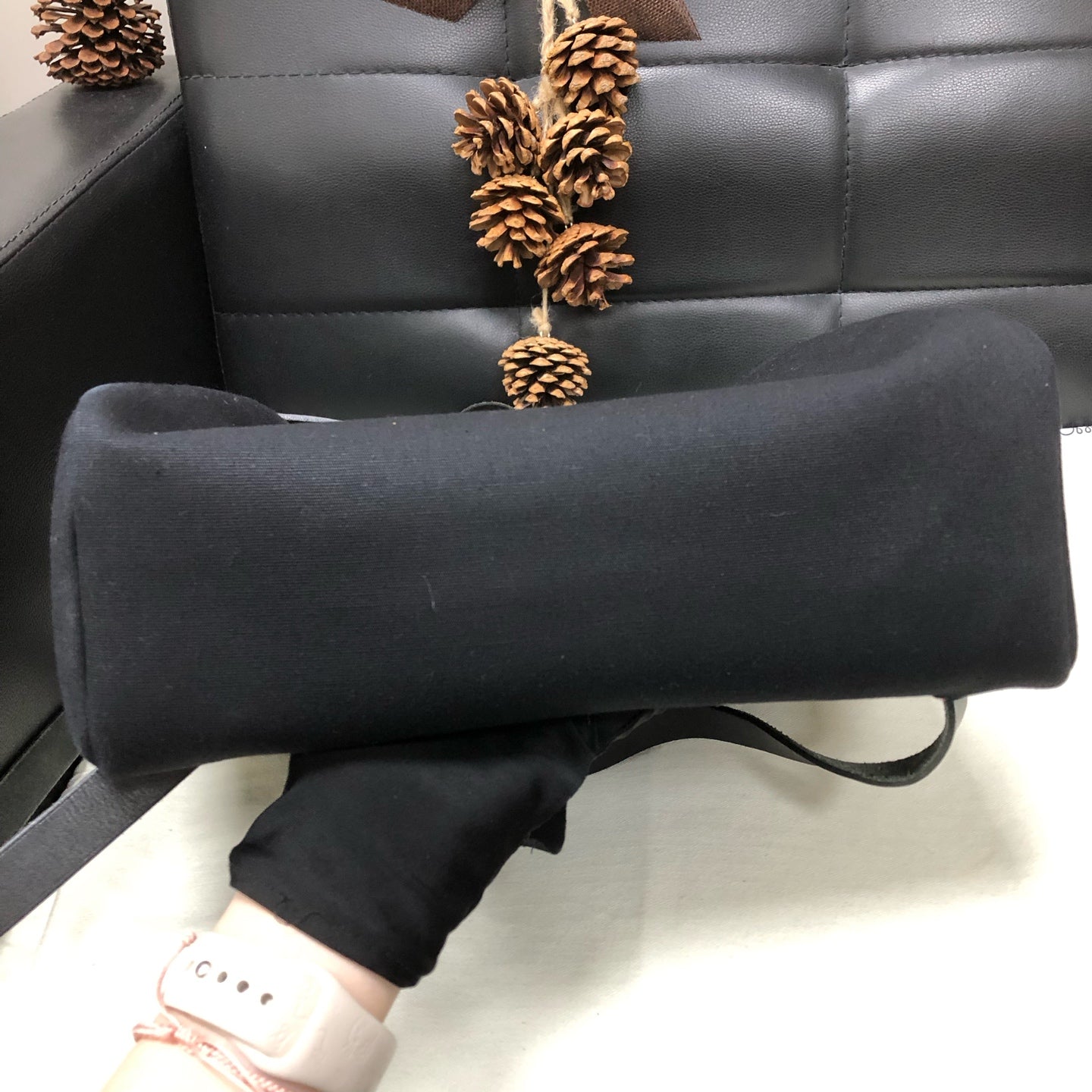 Hermes - Herbag - Cloth - Black - (medium)