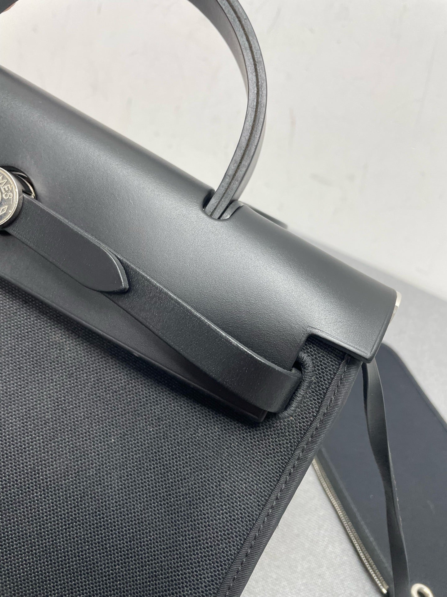 Hermes - Herbag - Cloth - Black - (medium)