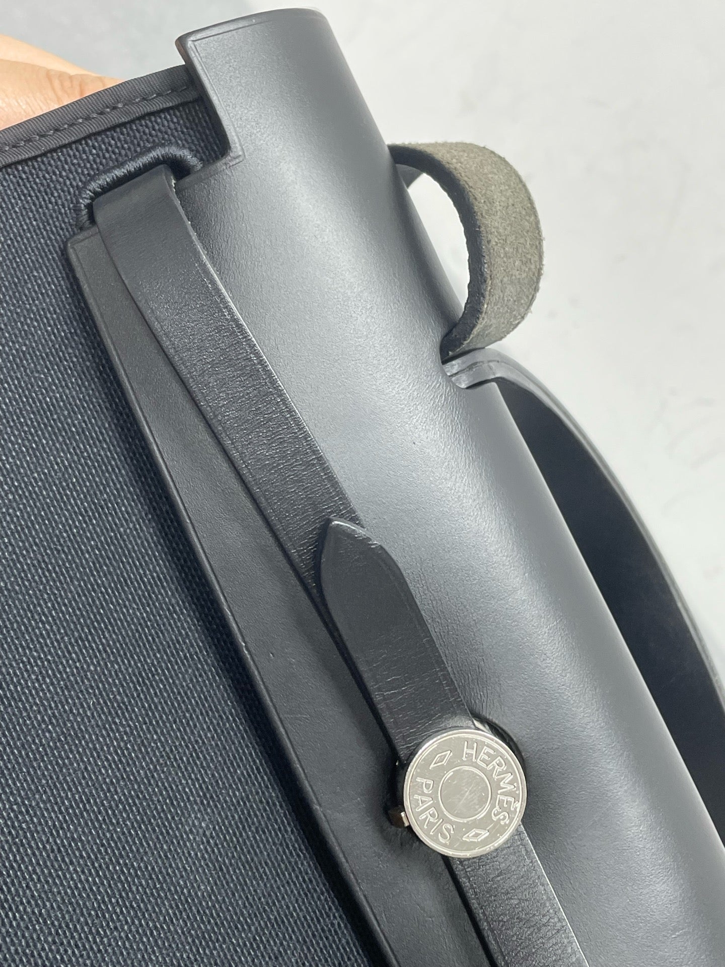 Hermès - Herbag - Cloth - Black - (medium)