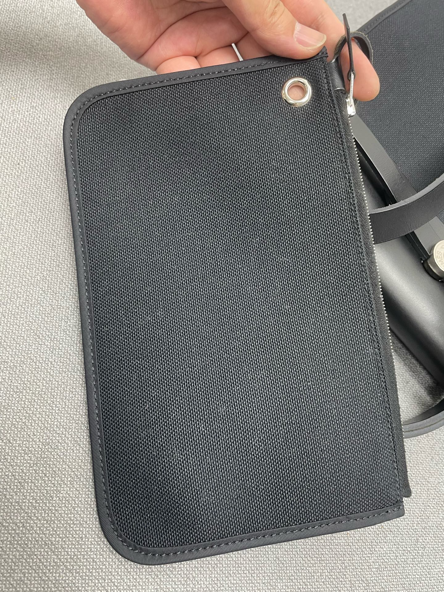 Hermès - Herbag - Cloth - Black - (medium)
