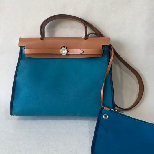Hermes - Herbag - Cloth - Blue