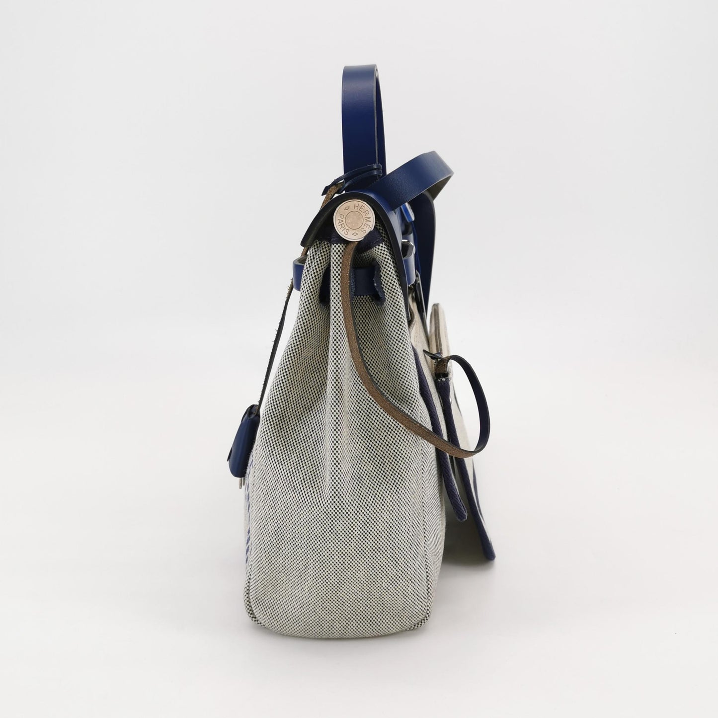 Hermes - Herbag - Cloth - Blue - (Medium)
