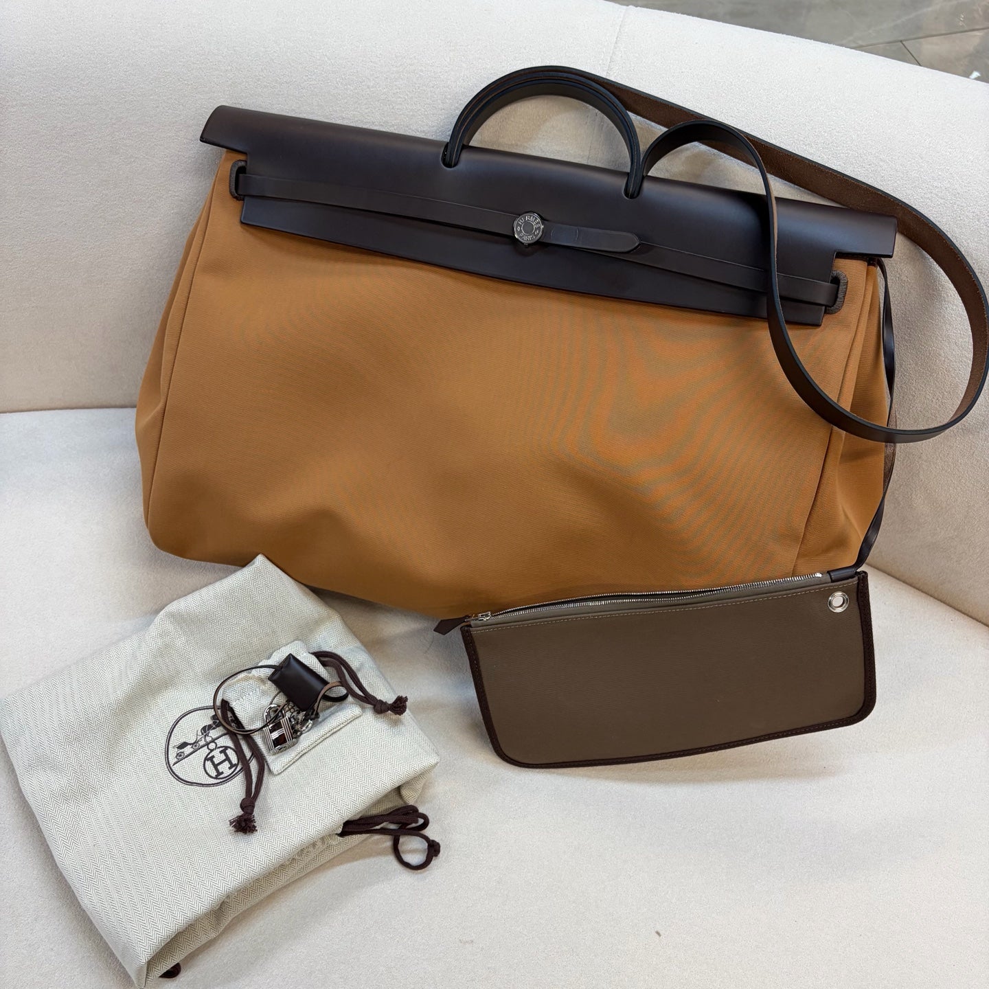 Hermes - Herbag - Cloth - Brown - (extra-large)
