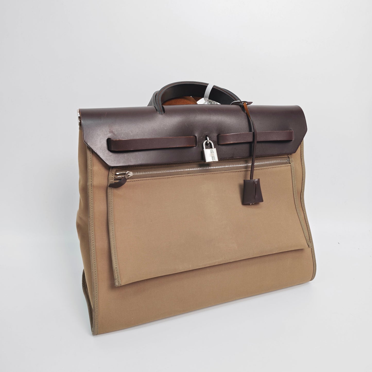 Hermes - Herbag - Cloth - Brown - (large)