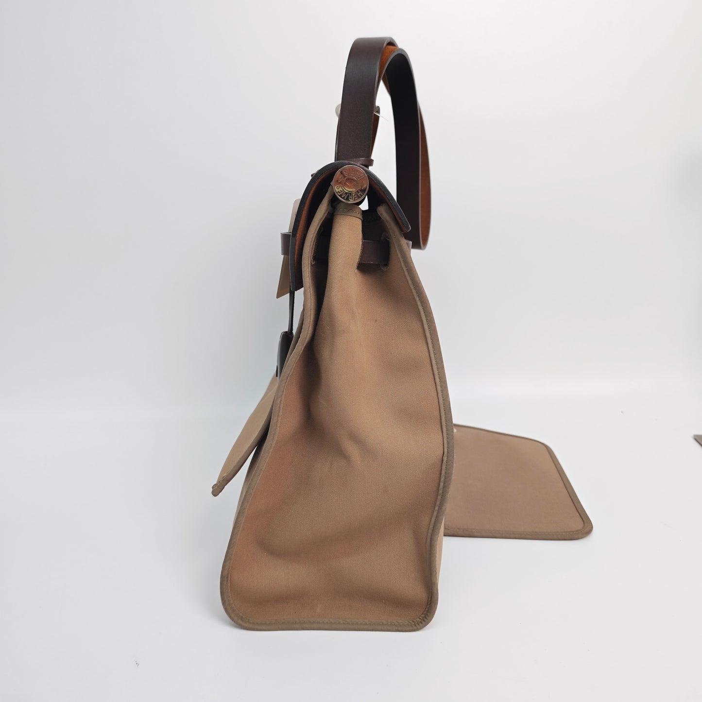 Hermes - Herbag - Cloth - Brown - (large)