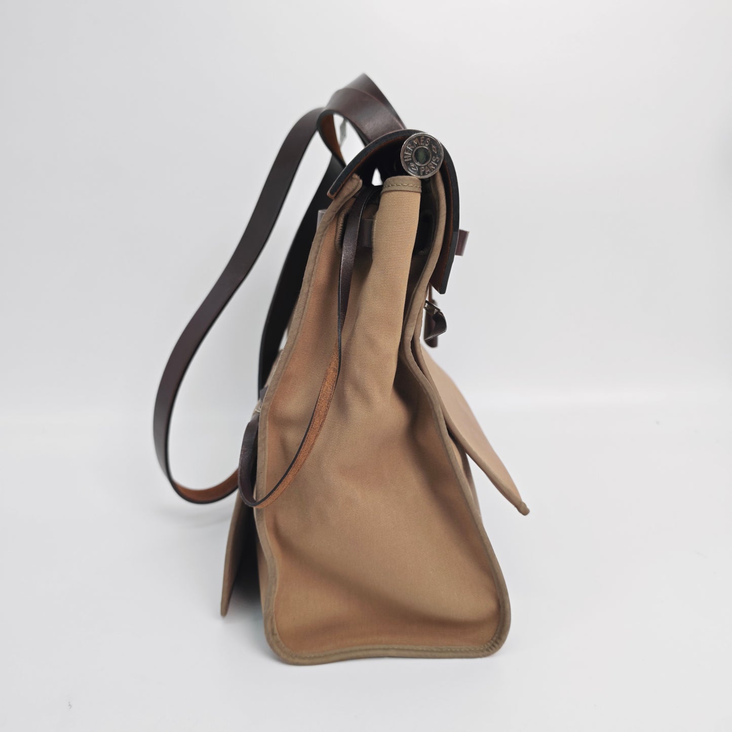 Hermes - Herbag - Cloth - Brown - (large)