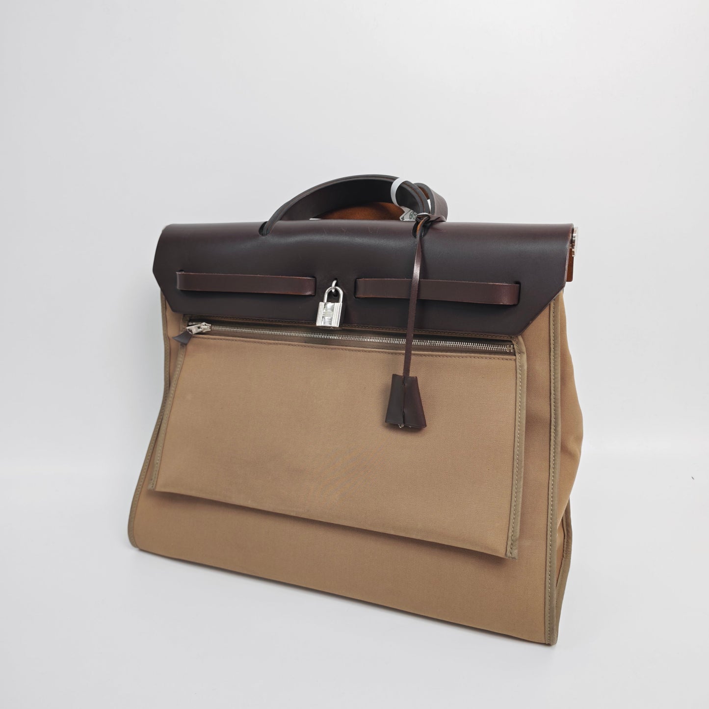 Hermes - Herbag - Cloth - Brown - (large)