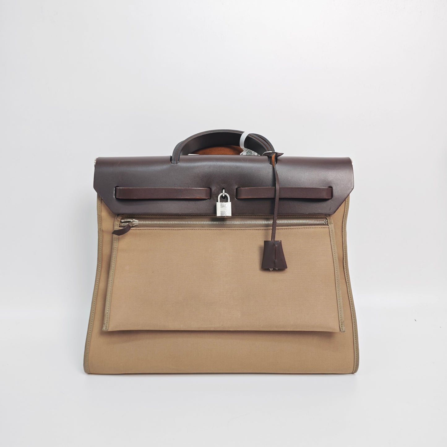 Hermes - Herbag - Cloth - Brown - (large)