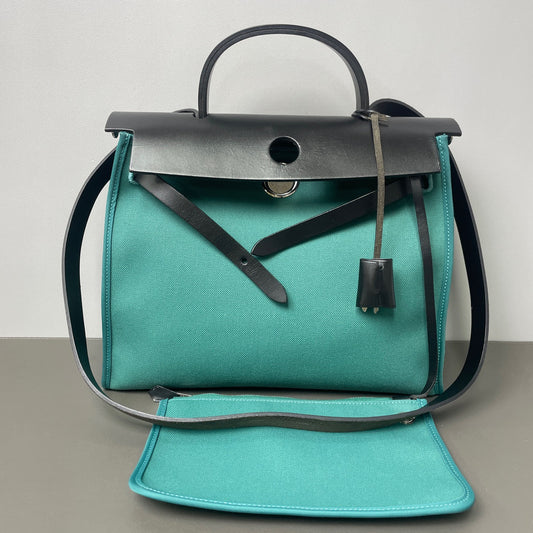 Hermes - Herbag - Cloth - Green - (31)