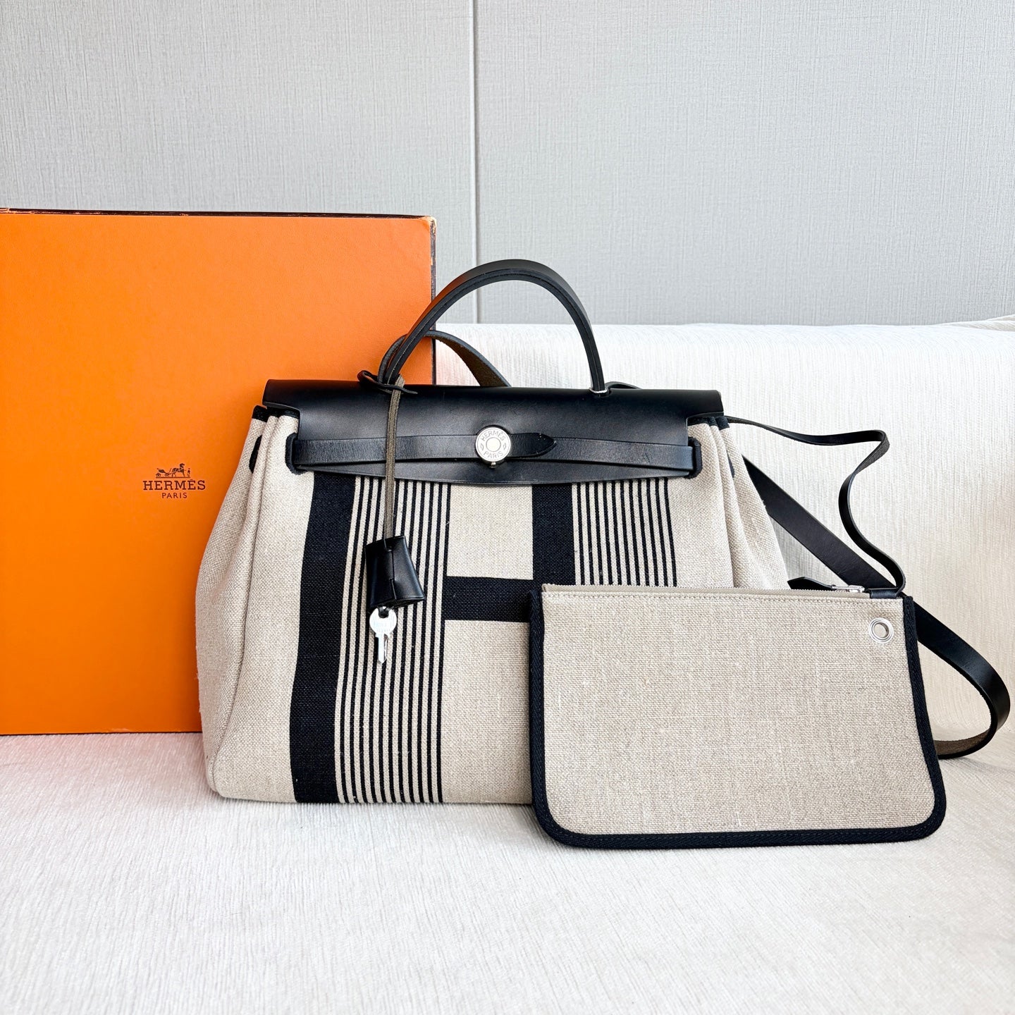 Hermes - Herbag - Cloth - Multicolour - (medium)