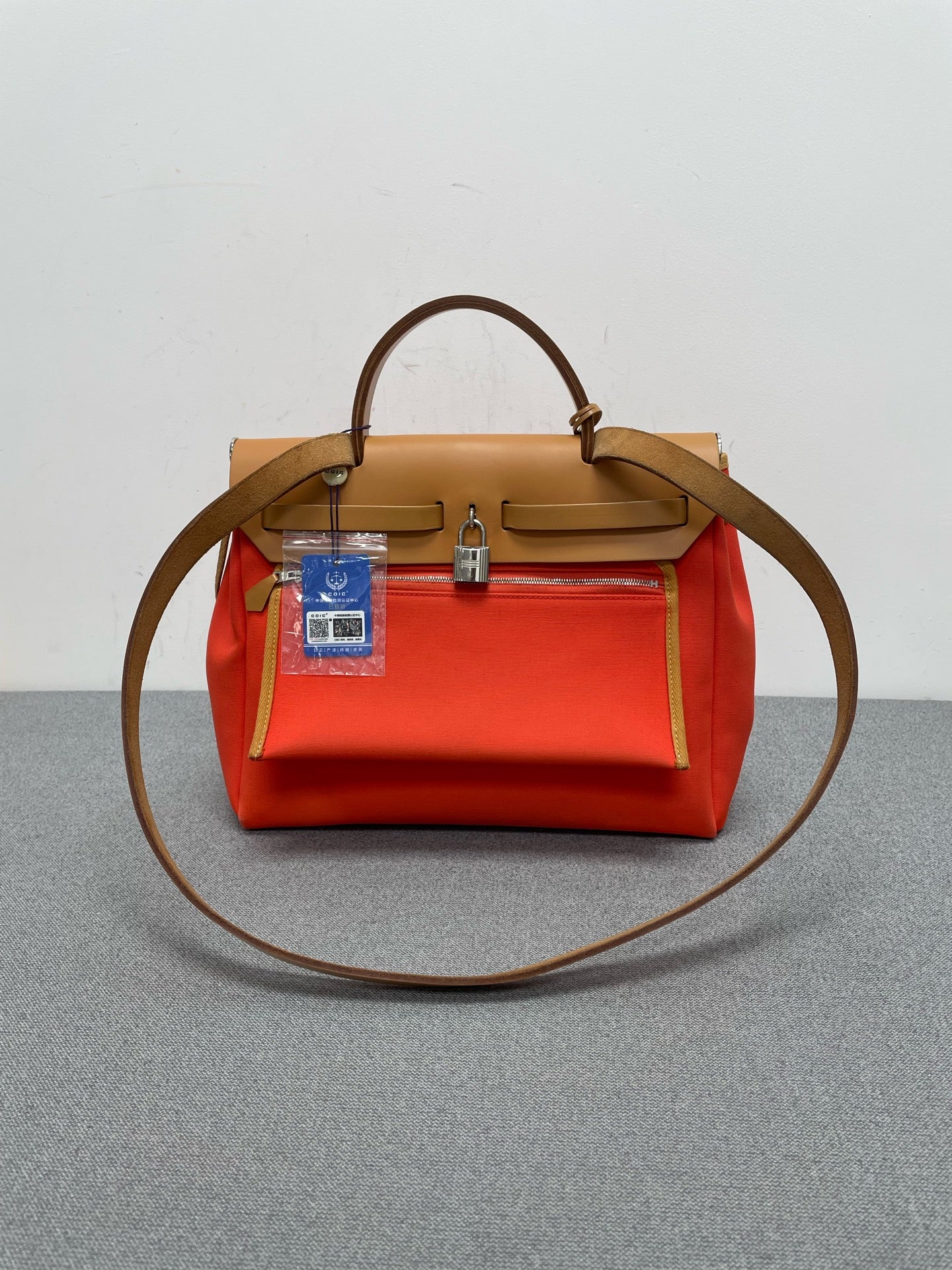 Hermès - Herbag - Cloth - Orange - (medium)