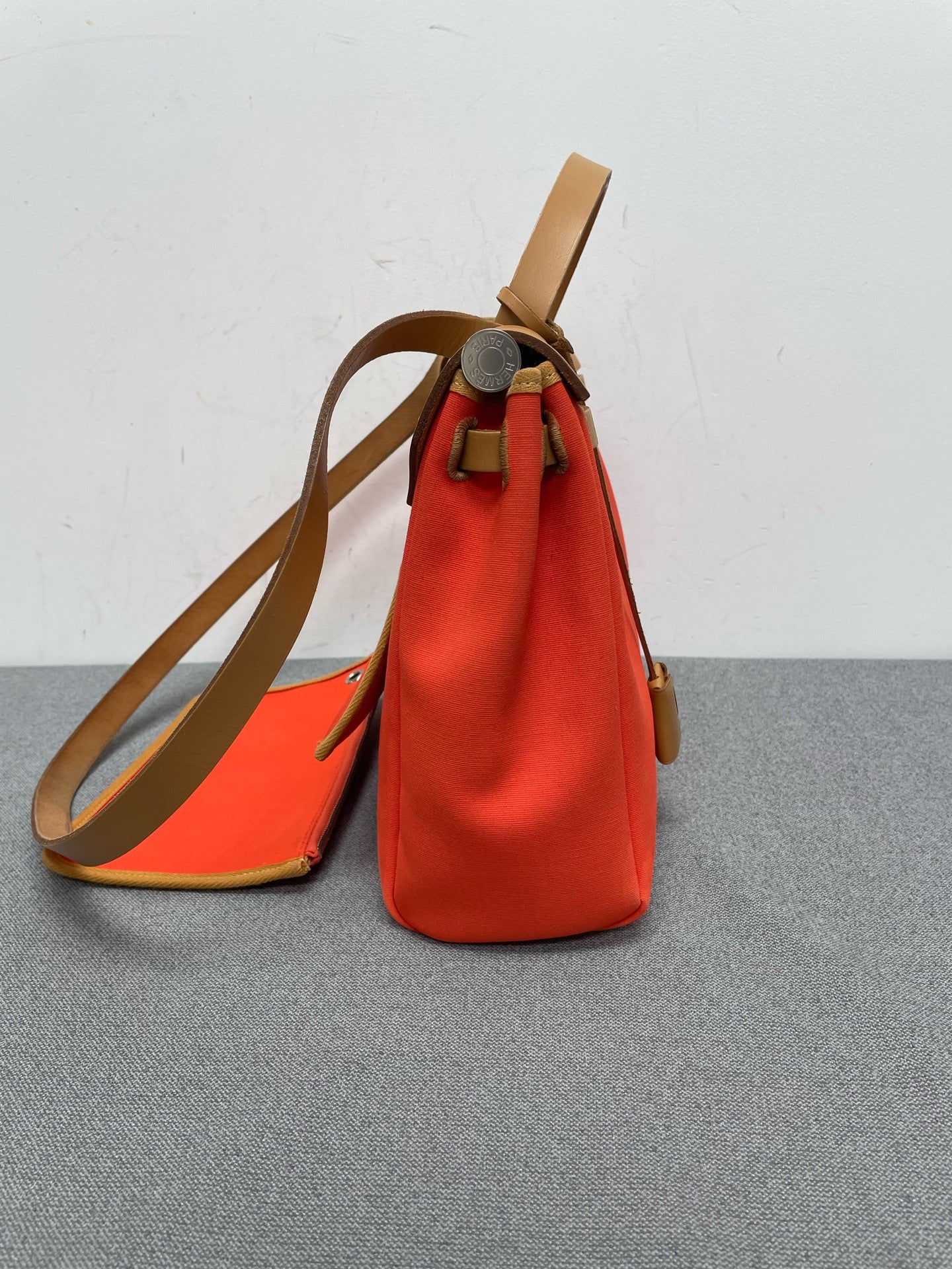 Hermès - Herbag - Cloth - Orange - (medium)