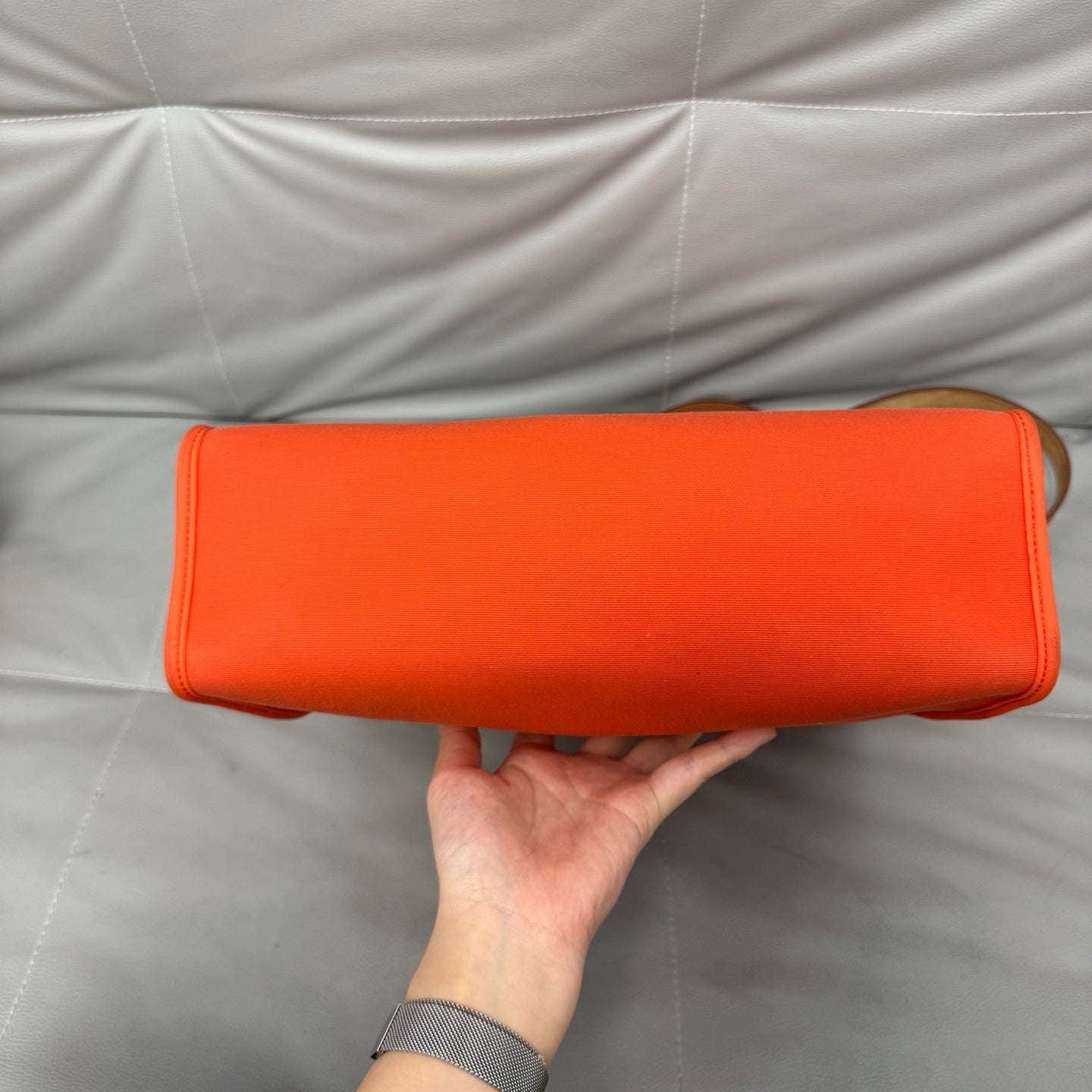 Hermes - Herbag - Cloth - Orange - (medium)
