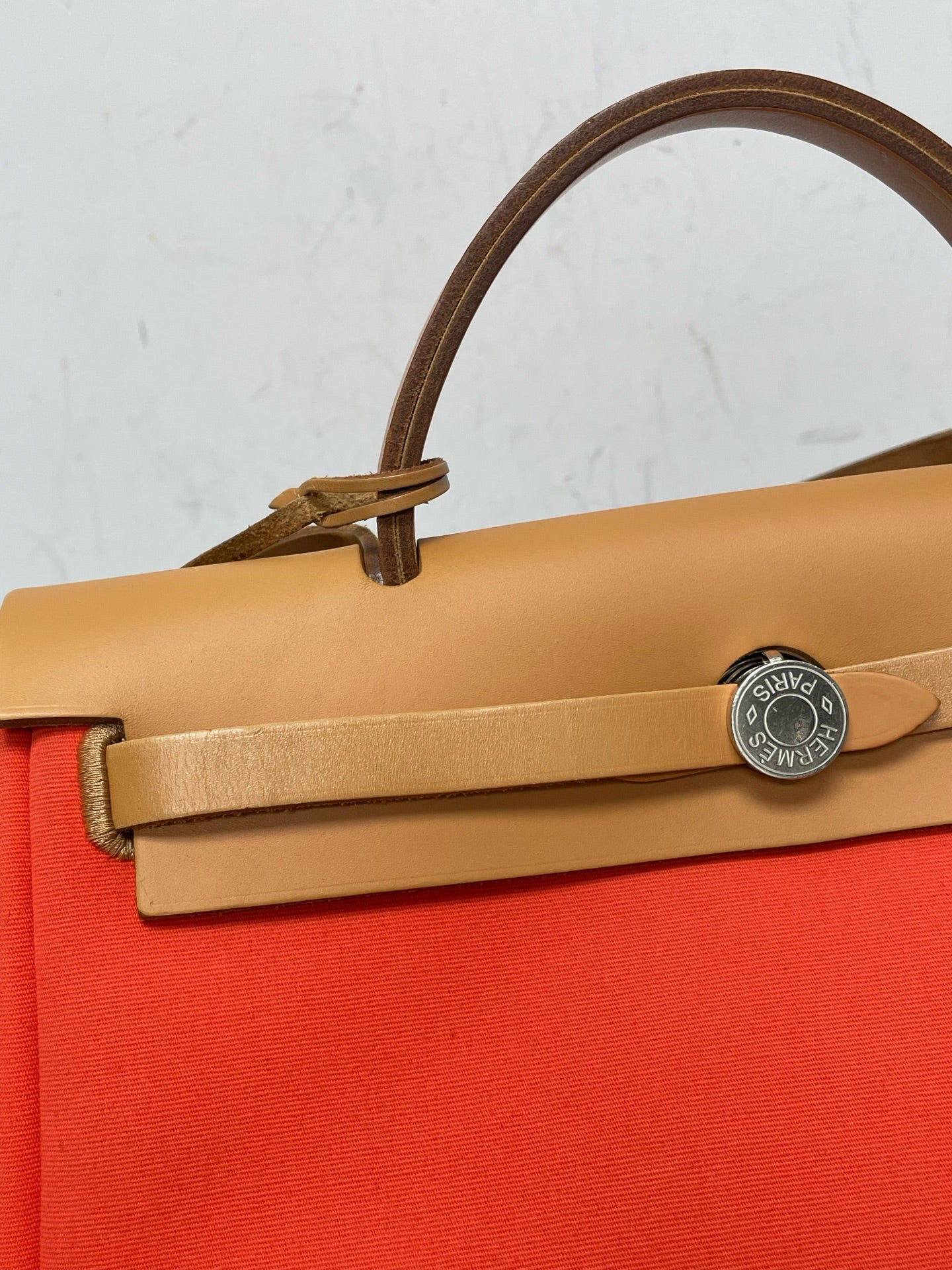 Hermès - Herbag - Cloth - Orange - (medium)