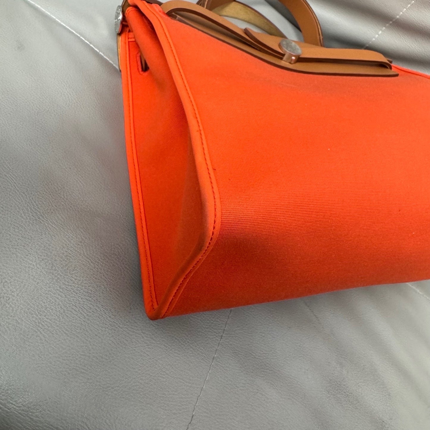Hermes - Herbag - Cloth - Orange - (medium)