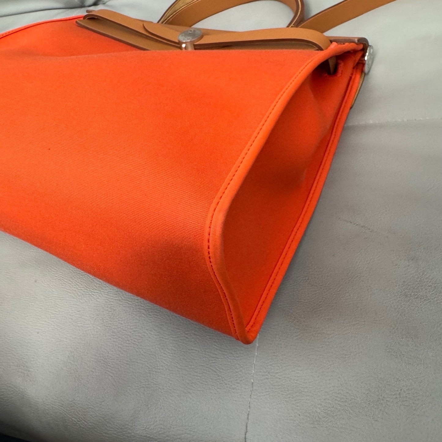 Hermes - Herbag - Cloth - Orange - (medium)