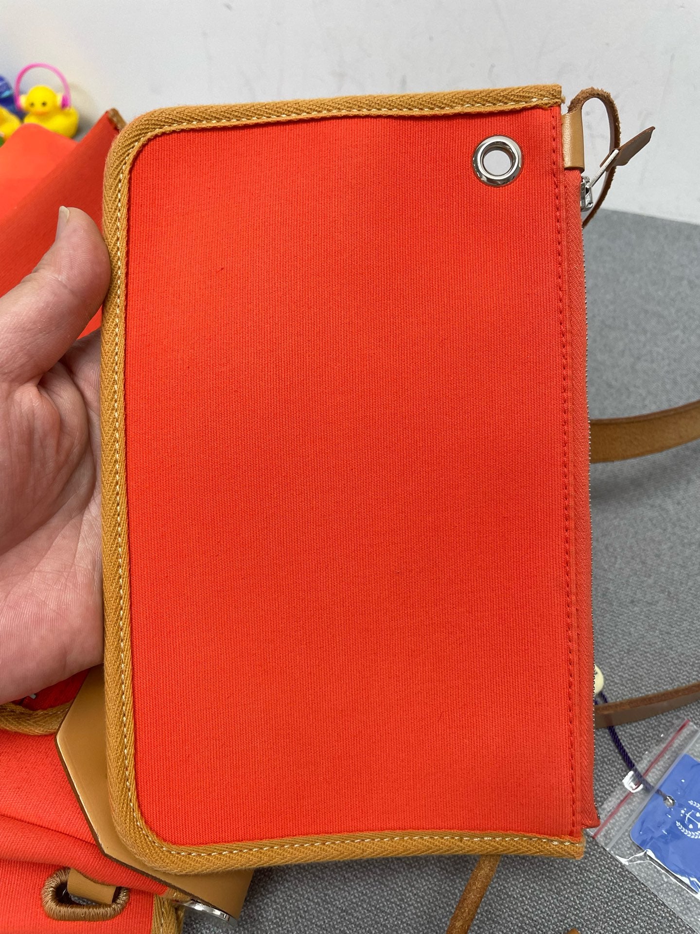 Hermès - Herbag - Cloth - Orange - (medium)