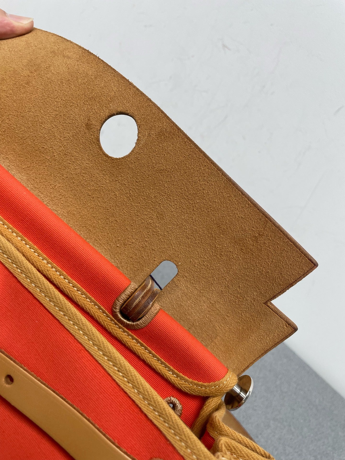 Hermès - Herbag - Cloth - Orange - (medium)
