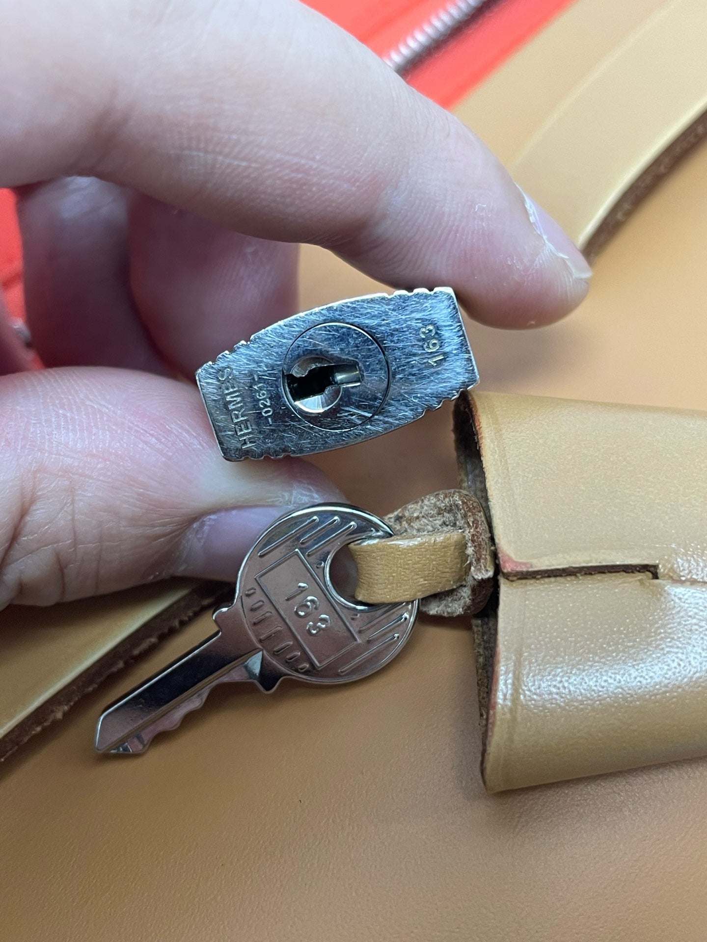 Hermès - Herbag - Cloth - Orange - (medium)