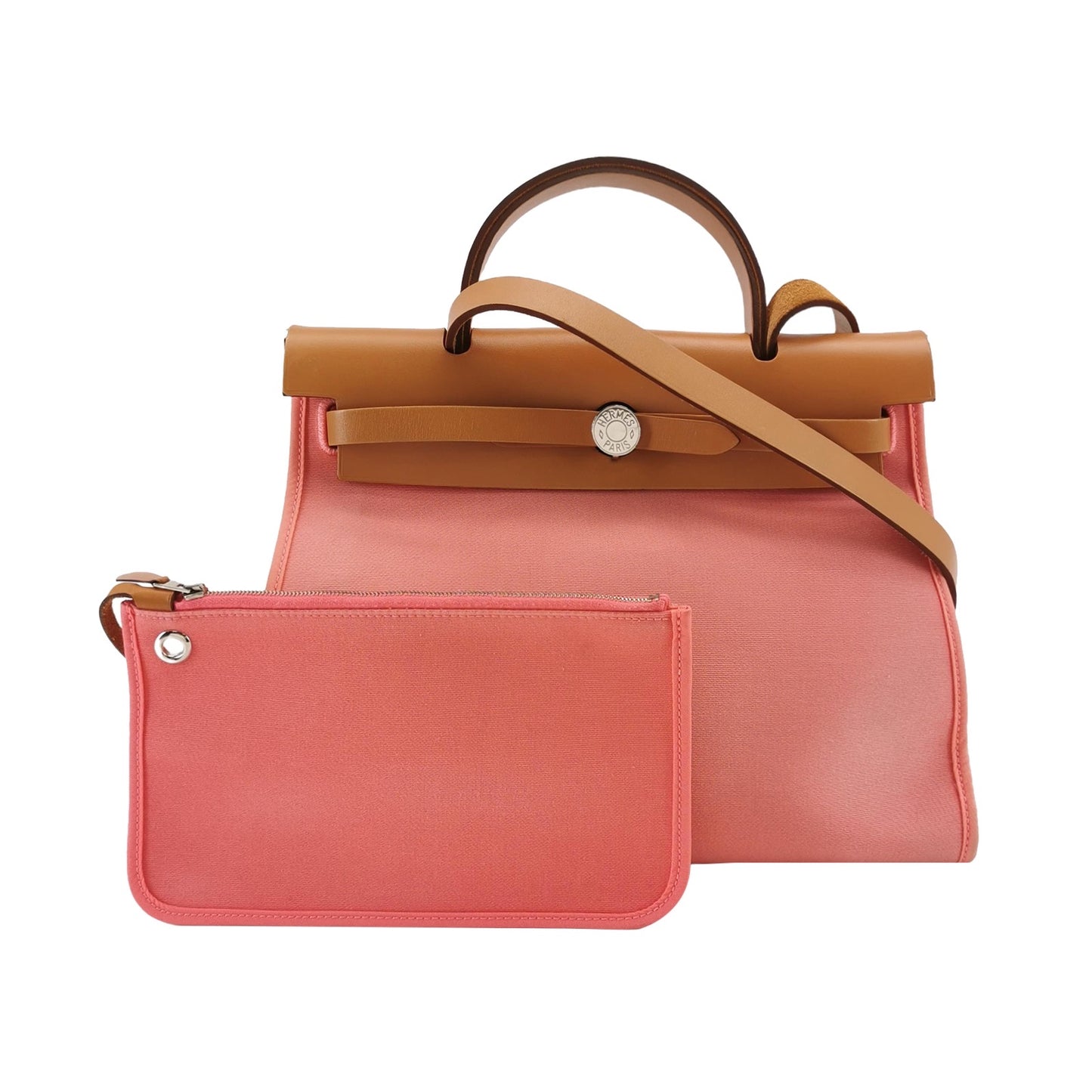 Hermes - Herbag - Cloth - Pink - (medium)