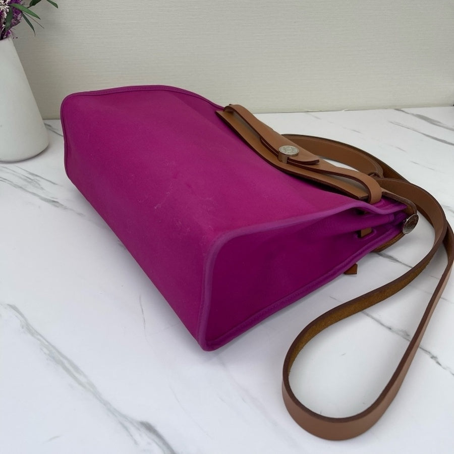 Hermès - Herbag - Cloth - Pink - (medium)